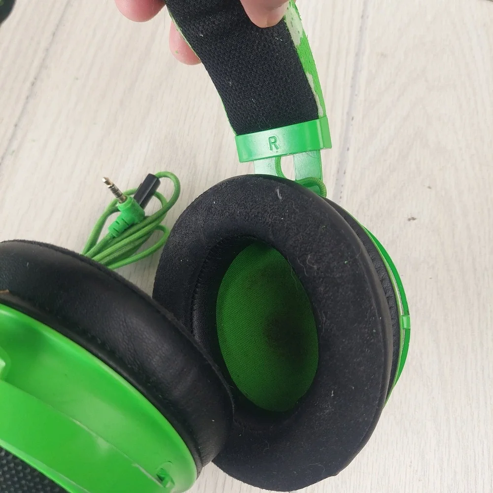 Razer Kraken Gaming Headset Unisex OS Green Wired Retractable Mic Headband